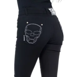 Skeleton Skinny Jeans White Bone -Kreepsville 666 Shop JSLW 6