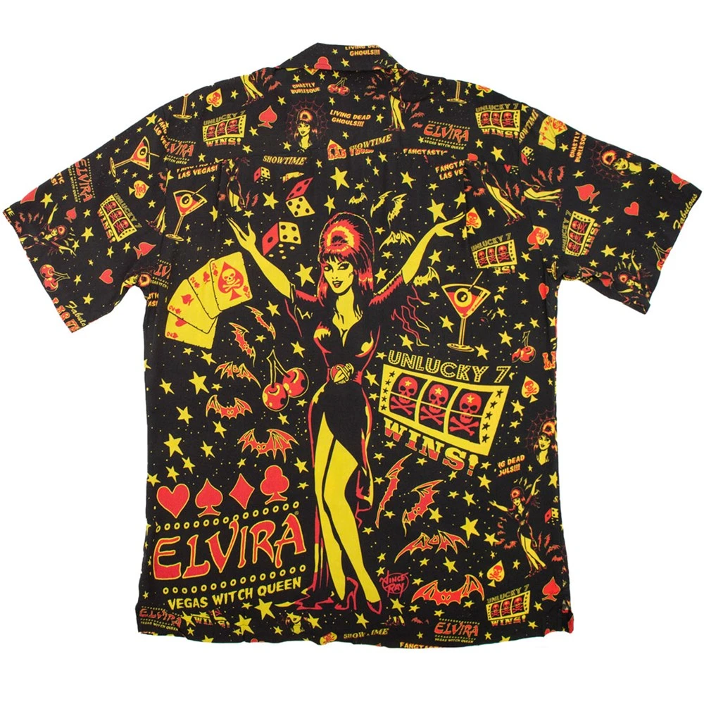 Elvira Vegas Repeat Red Sub Shirt 2 Elvira Vegas Repeat Red Sub Shirt - Image 2