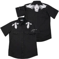 Elvira Classic Logo Western Shirt 11 Elvira Classic Logo Western Shirt -Kreepsville 666 Shop MSWECL 6