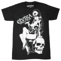 Elvira Comic Glow Jumbo Mens T-Shirt