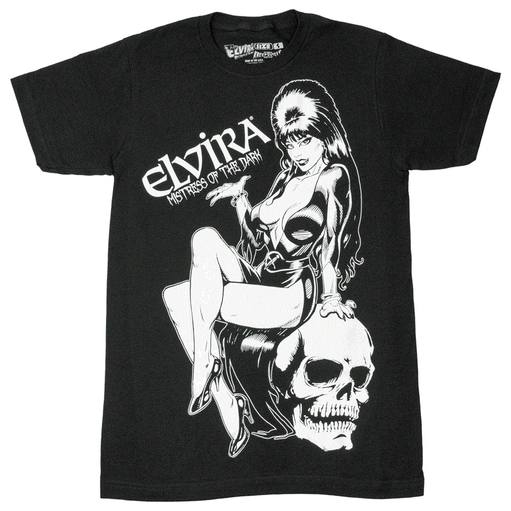 Elvira Comic Glow Jumbo Mens T-Shirt 2 Elvira Comic Glow Jumbo Mens T-Shirt - Image 2