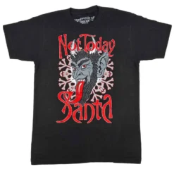 Krampus Not Today Santa T-shirt