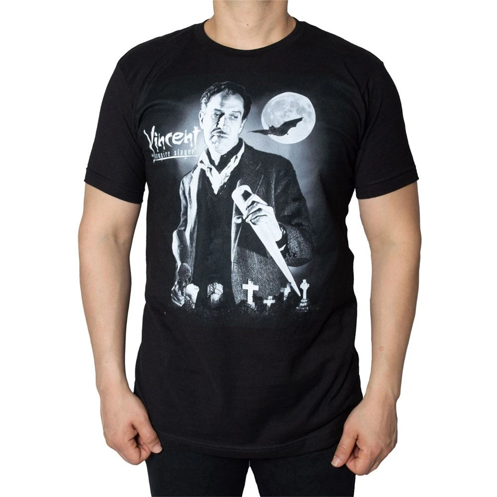 Vincent Price Stake Slayer Tshirt 2 Vincent Price Stake Slayer Tshirt - Image 2
