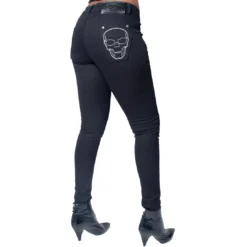 Skeleton Skinny Jeans White Bone -Kreepsville 666 Shop NEW JSLW 2