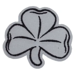 Silver Shamrock Patch