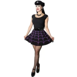 Spiderweb Purple Skater Skirt 7 Spiderweb Purple Skater Skirt -Kreepsville 666 Shop SKWP 3 2c1dec17 be6c 47dc b910 1c74f334bd45