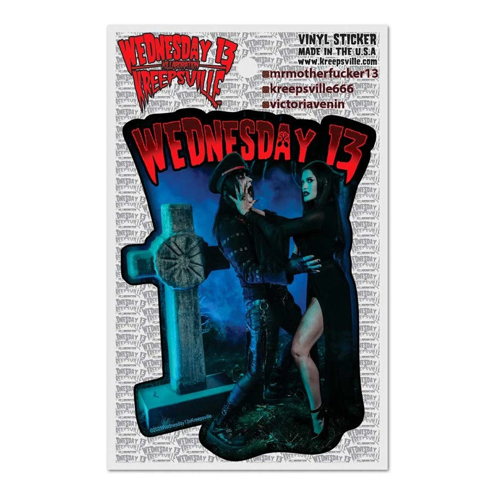 Wednesday 13 In Misery Sticker 2 Wednesday 13 In Misery Sticker - Image 2